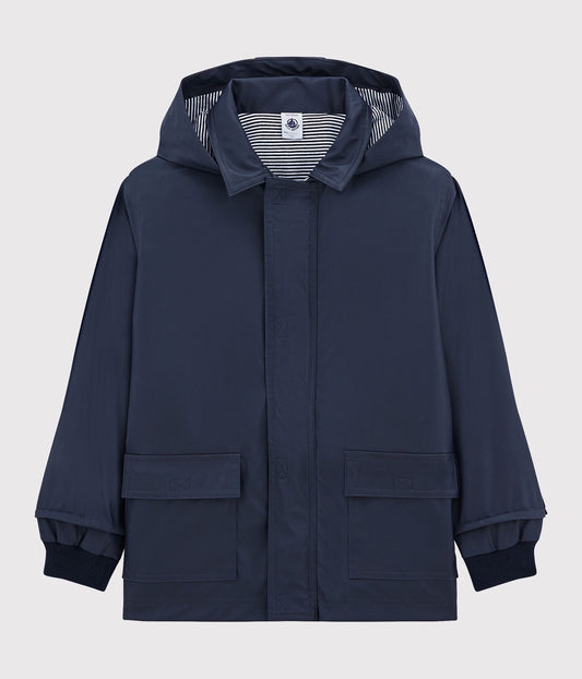 Petit Bateau Unisex Raincoat Navy