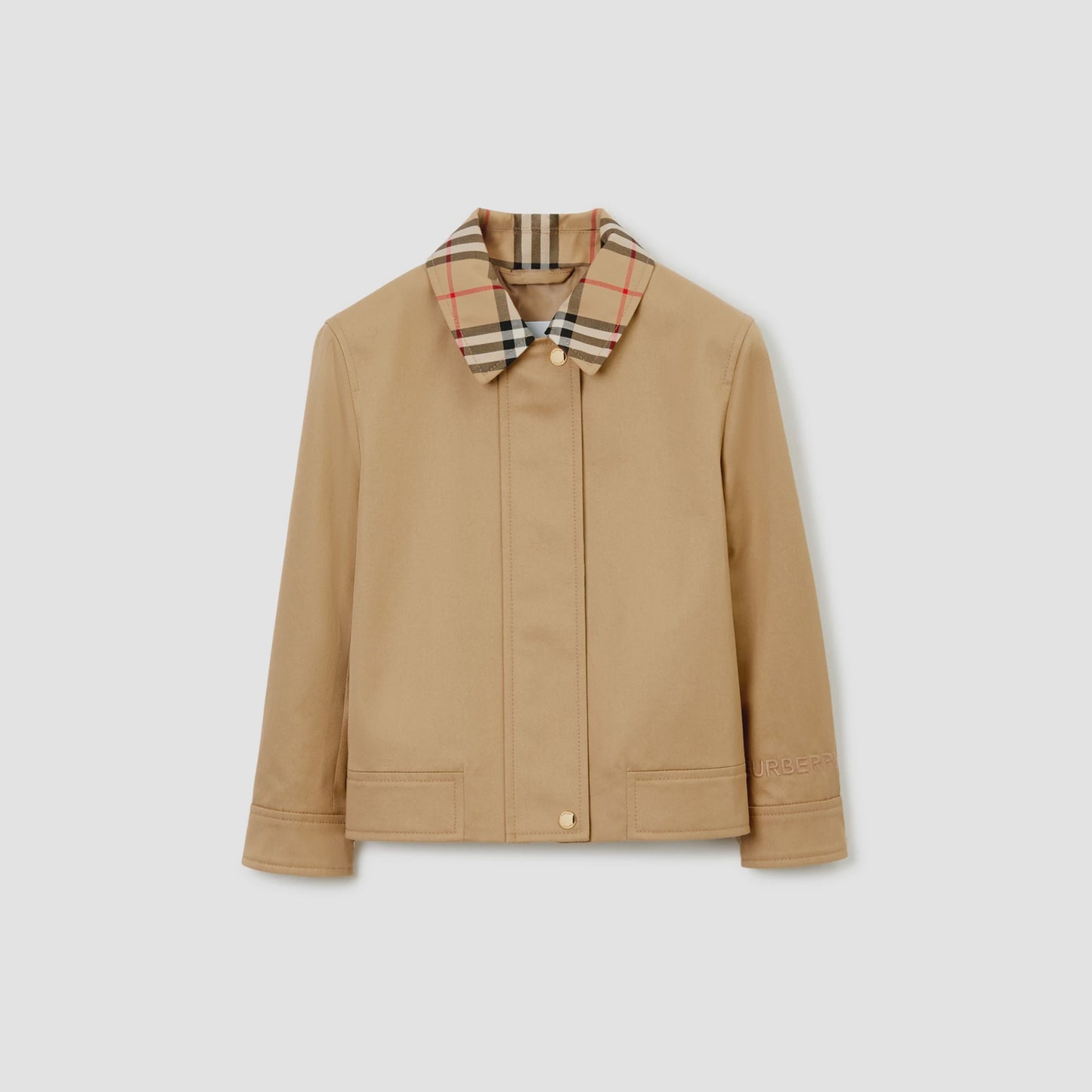 Burberry Cotton Gabardine Harrington Jacket