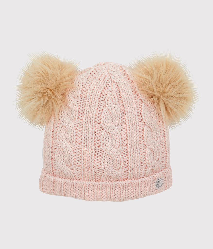 Petit Bateau Pink Woolly Hat