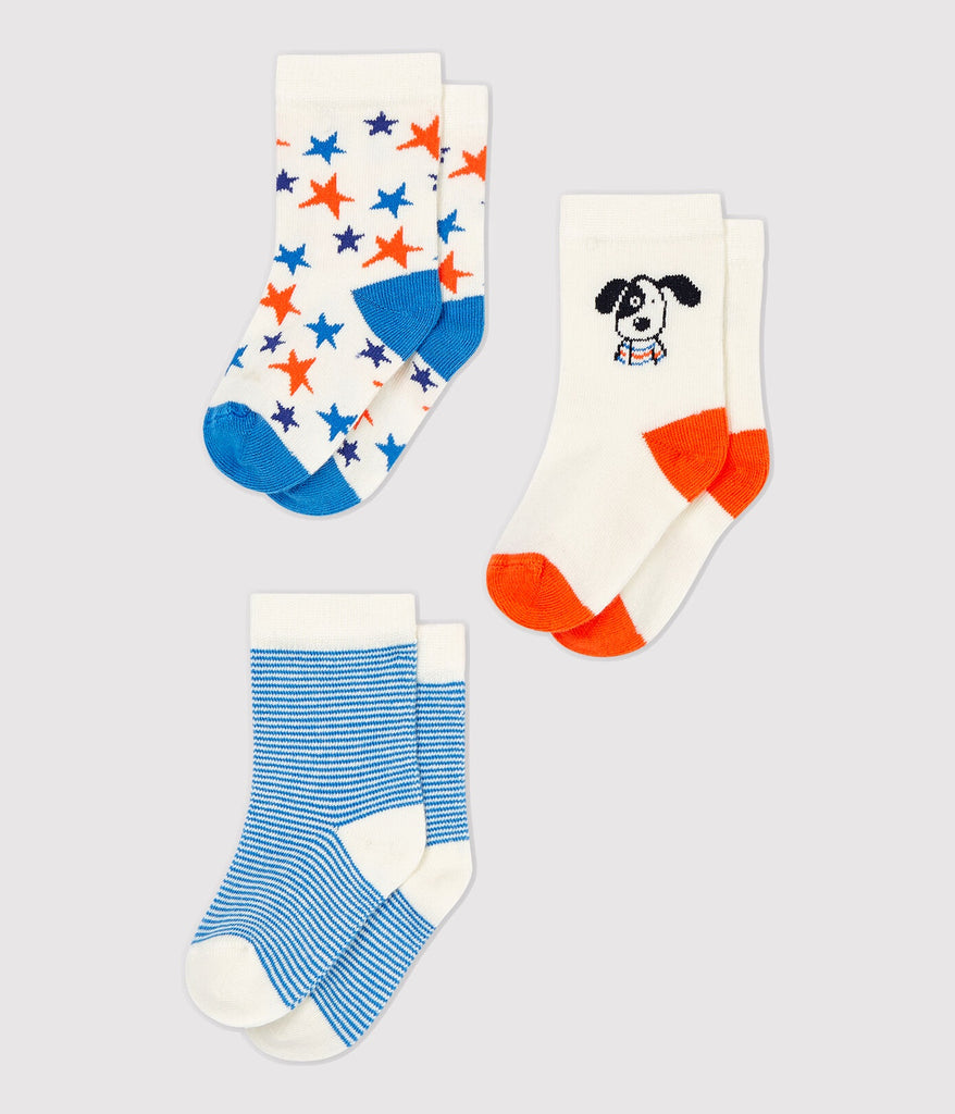 Petit Bateau Baby Cotton Socks 3pks