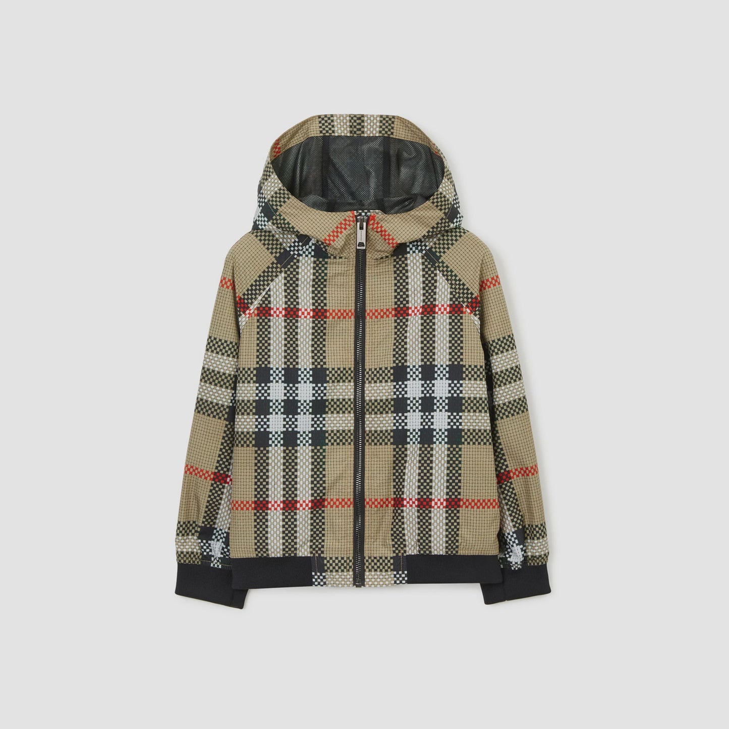 Burberry Check Hooded Jacket