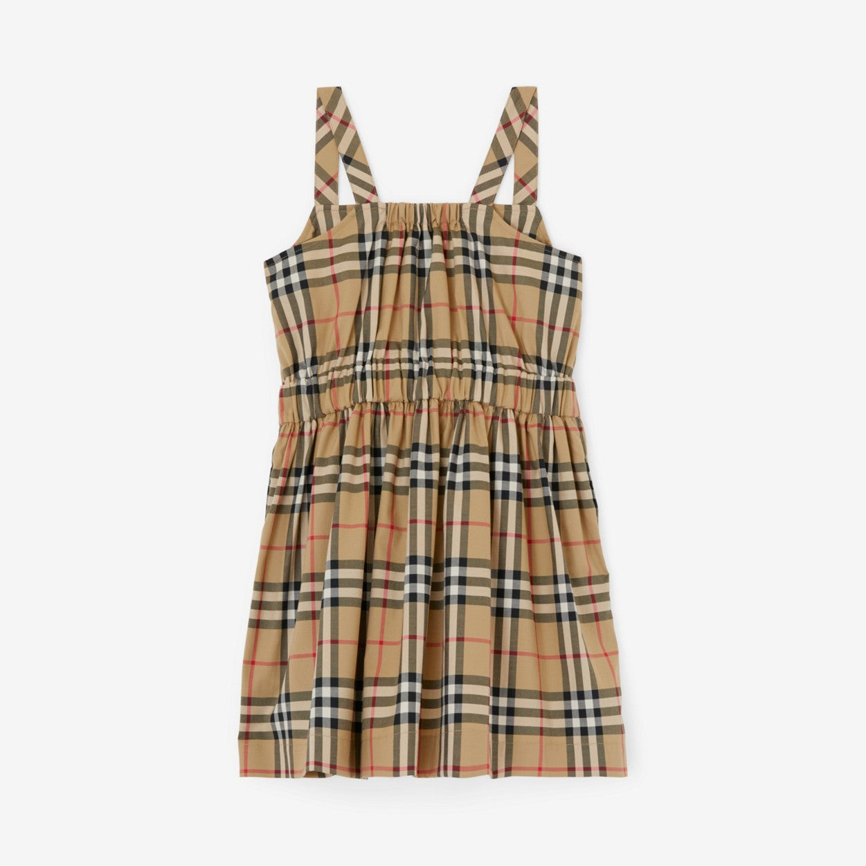 Burberry Vintage Check Stretch Cotton Dress