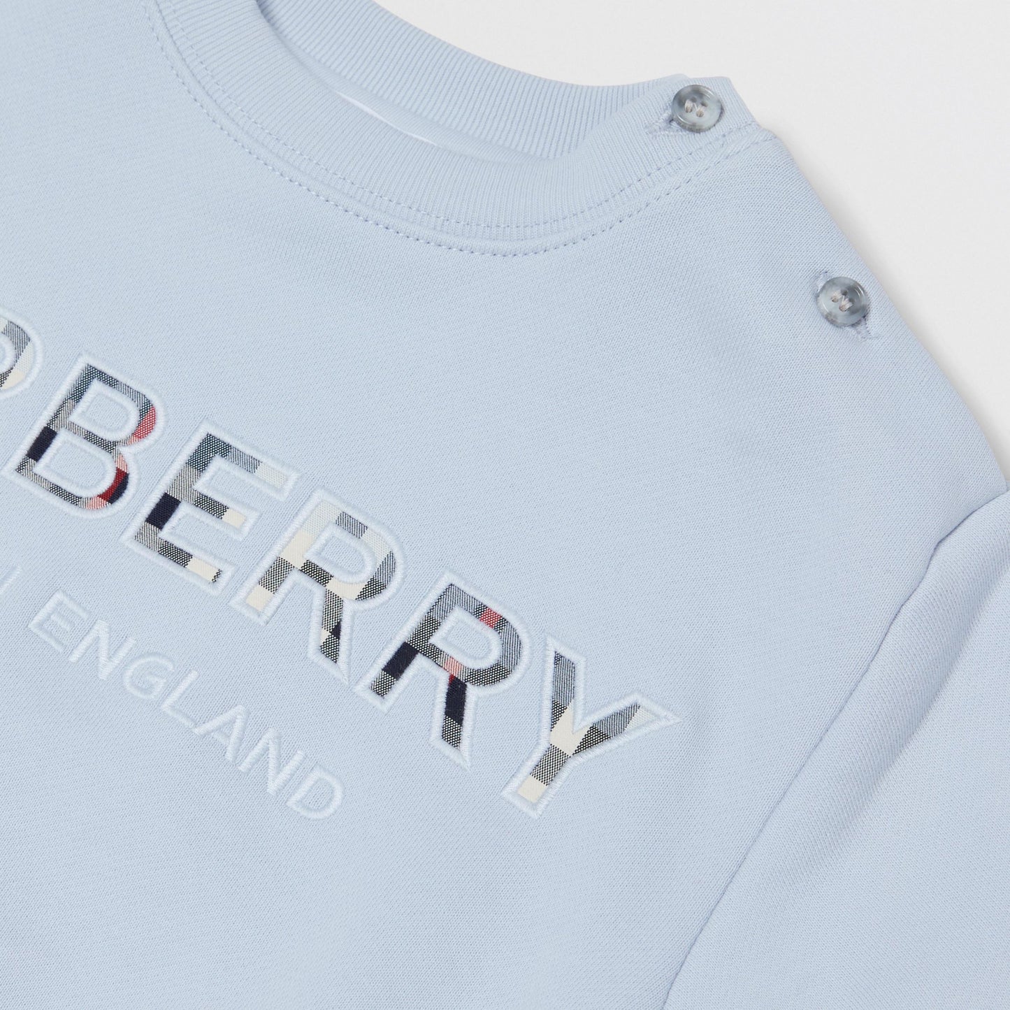 Burberry Baby Embroidered Logo Cotton Sweatshirt