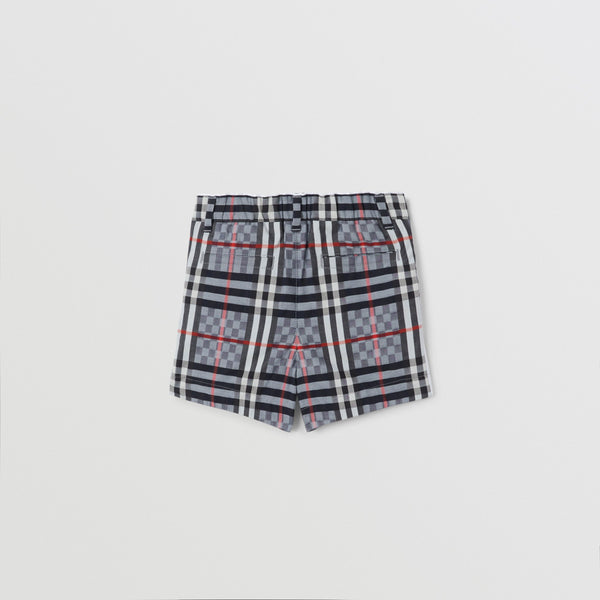 Burberry Baby Stretch Cotton Tailored Shorts