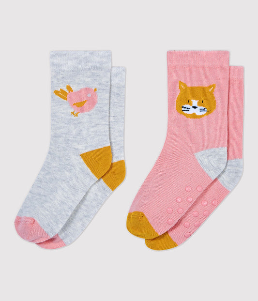 Petit Bateau Baby Girl Cotton Socks 2pk