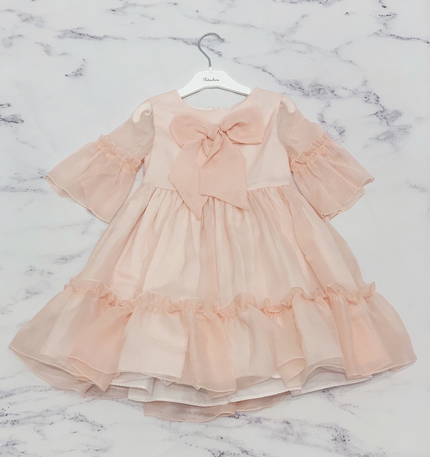 Patachou Pink Chiffon Dress