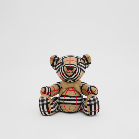 Burberry Check Wool Thomas Bear