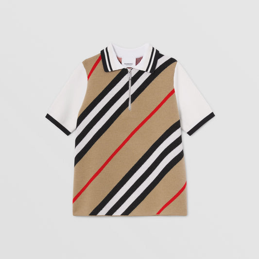 Burberry Logo Knitted Polo