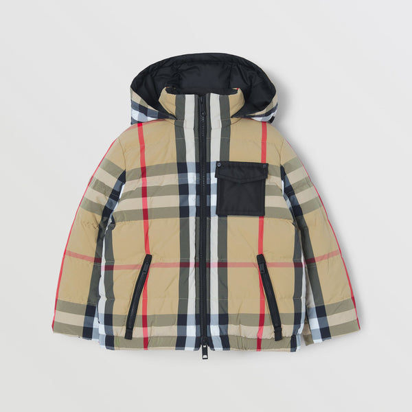 Burberry Check Down Jacket