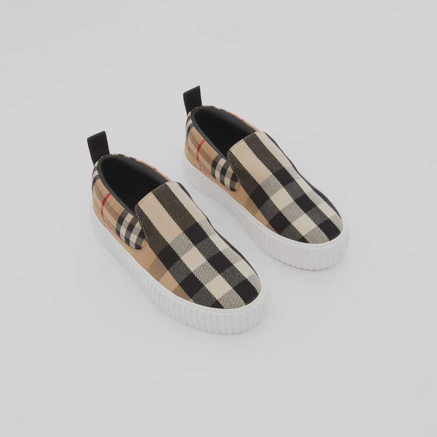 Burberry Check Cotton Sneakers