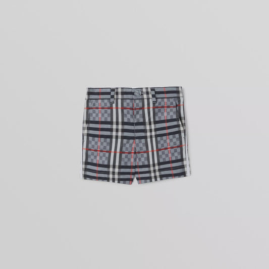 Burberry Baby Stretch Cotton Tailored Shorts