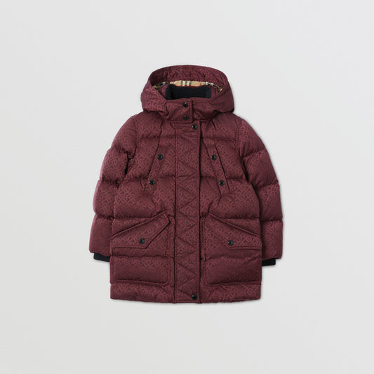 Burberry Detachable Monogram Puffer Coat