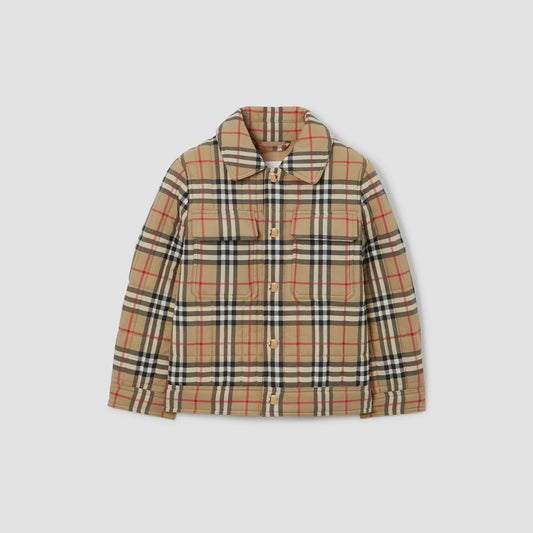 Burberry Check Nylon Quilted Jacket