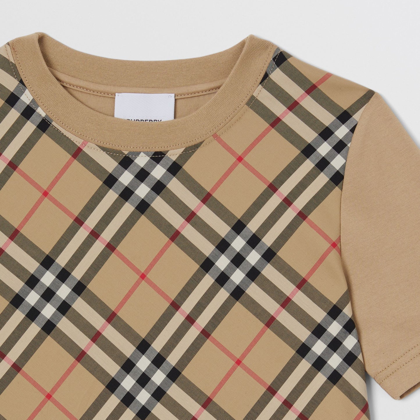 Burberry Vintage Check Panel T-shirt