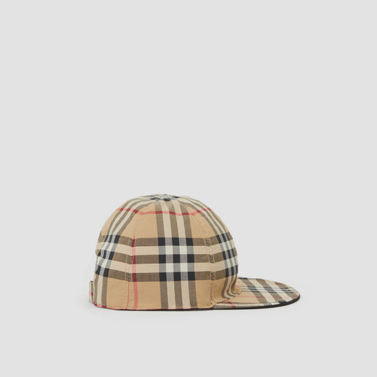 Burberry Check Cotton Reversible Baseball Cap