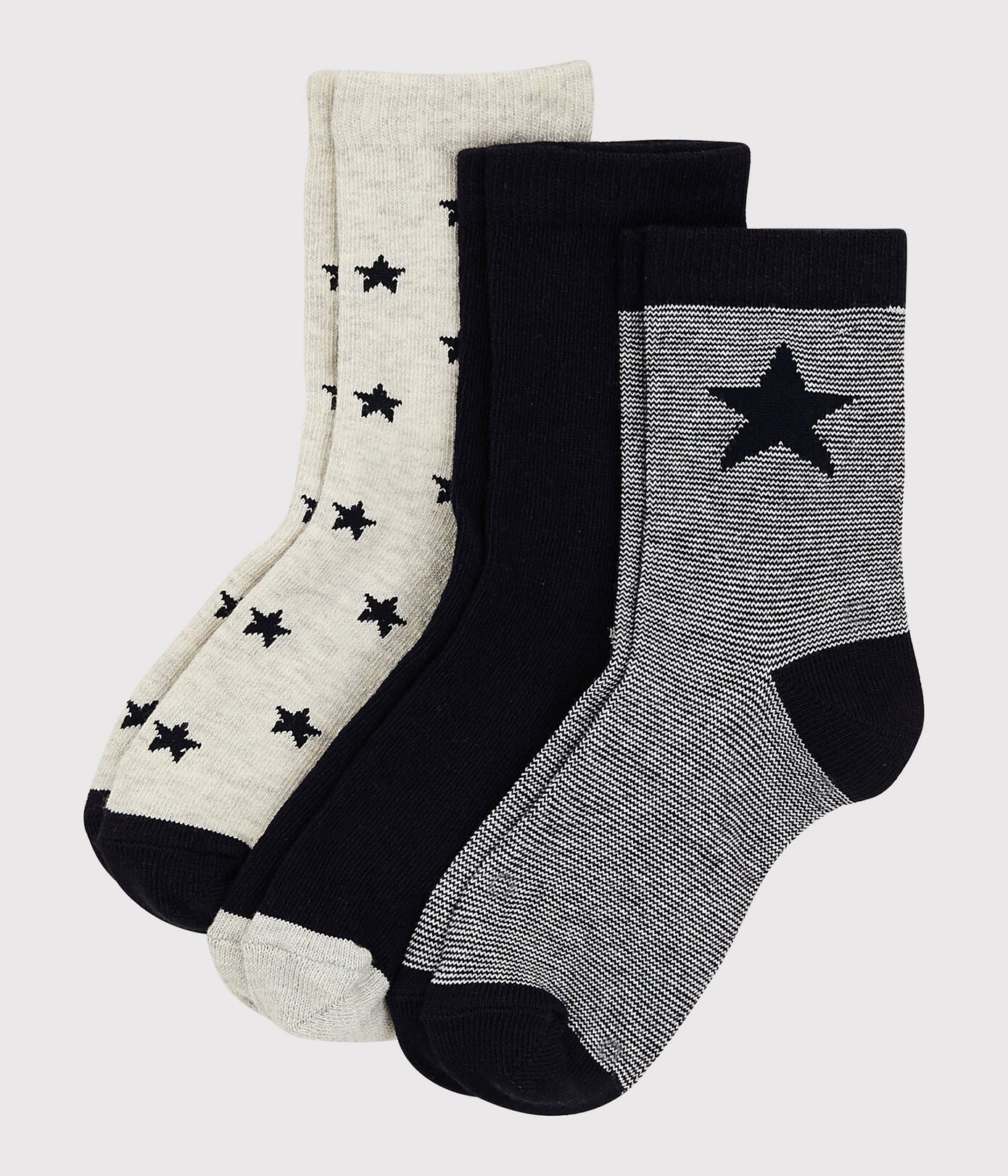 Petit Bateau Unisex 3-Pcks Socks