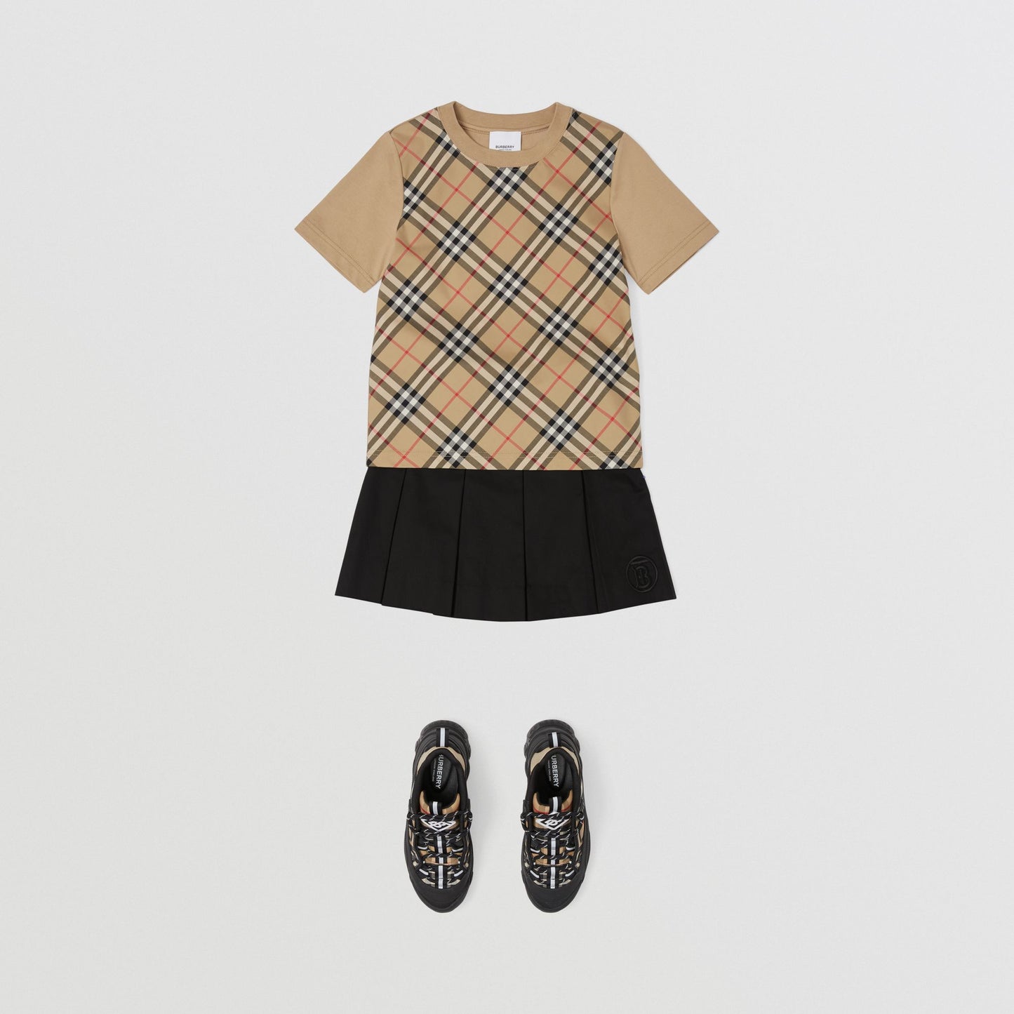 Burberry Vintage Check Panel T-shirt