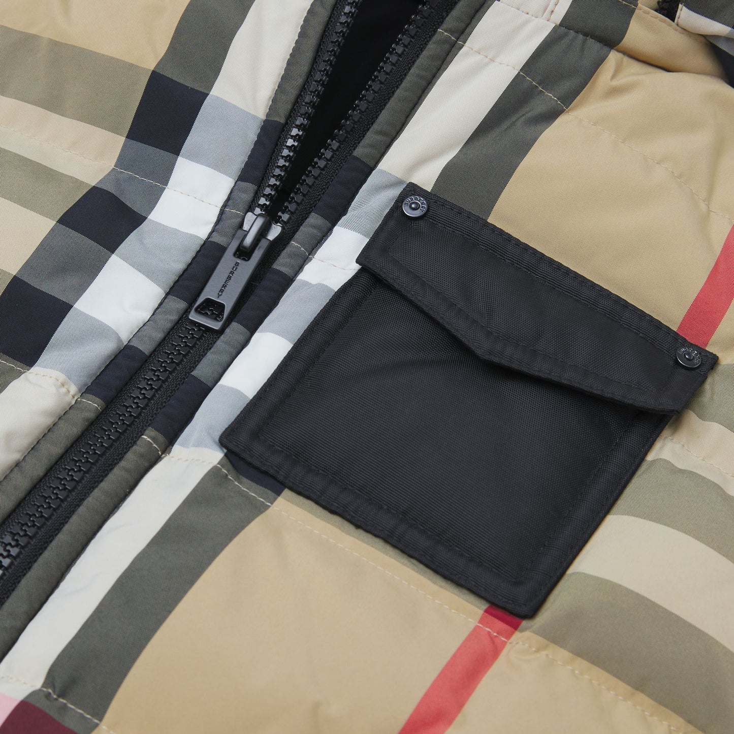 Burberry Check Down Jacket