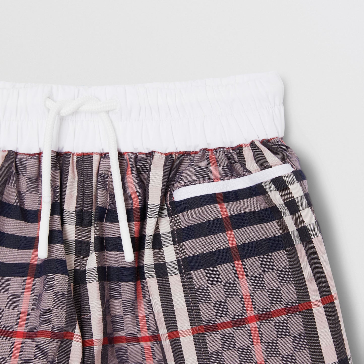 Burberry Baby Stretch Cotton Jacquard Shorts