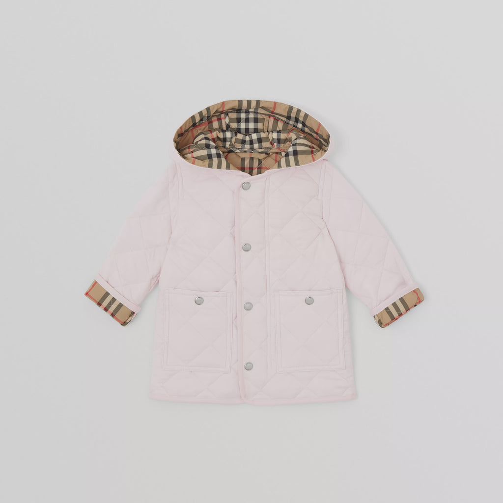 Burberry Baby Pink Quilted Jacket