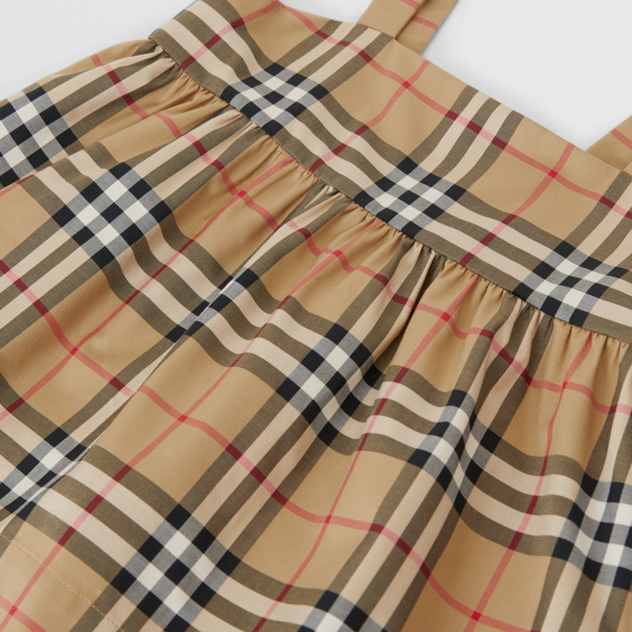 Burberry Vintage Check Stretch Cotton Top