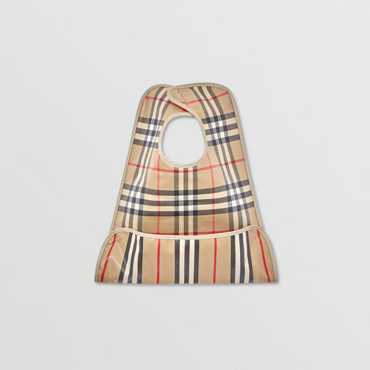 Burberry Coated Vintage Icon Stripe Bib