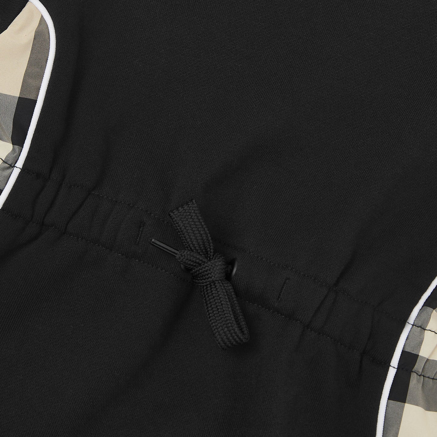 Burberry Baby Long-sleeve Check Panel Cotton Dress