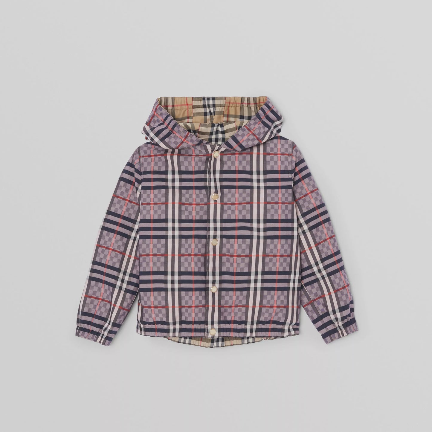 Burberry Reversible Check Jacquard Jacket