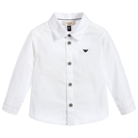 AJR White Cotton Shirt
