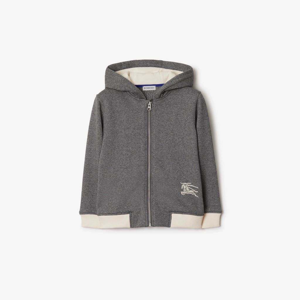 Cotton zip clearance hoodie