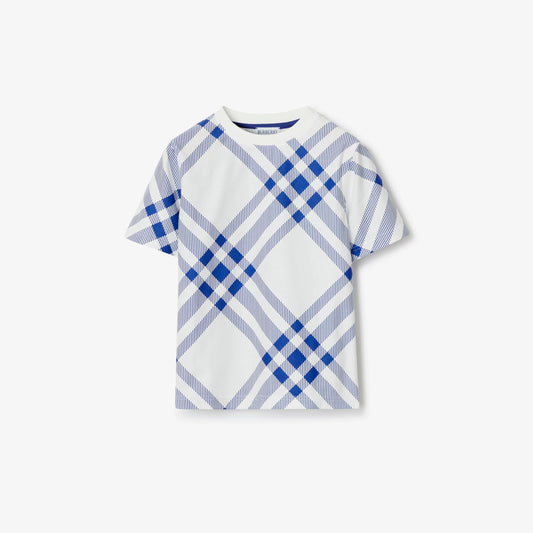 Check Cotton T-shirt