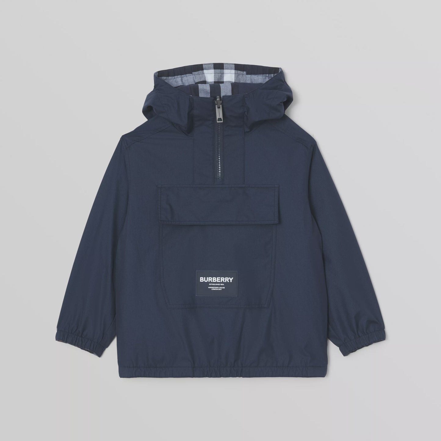 Burberry Navy Reversible Windbreaker