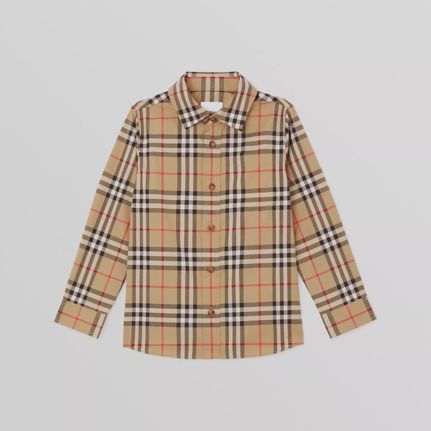 Burberry Vintage Check Stretch Cotton Shirt