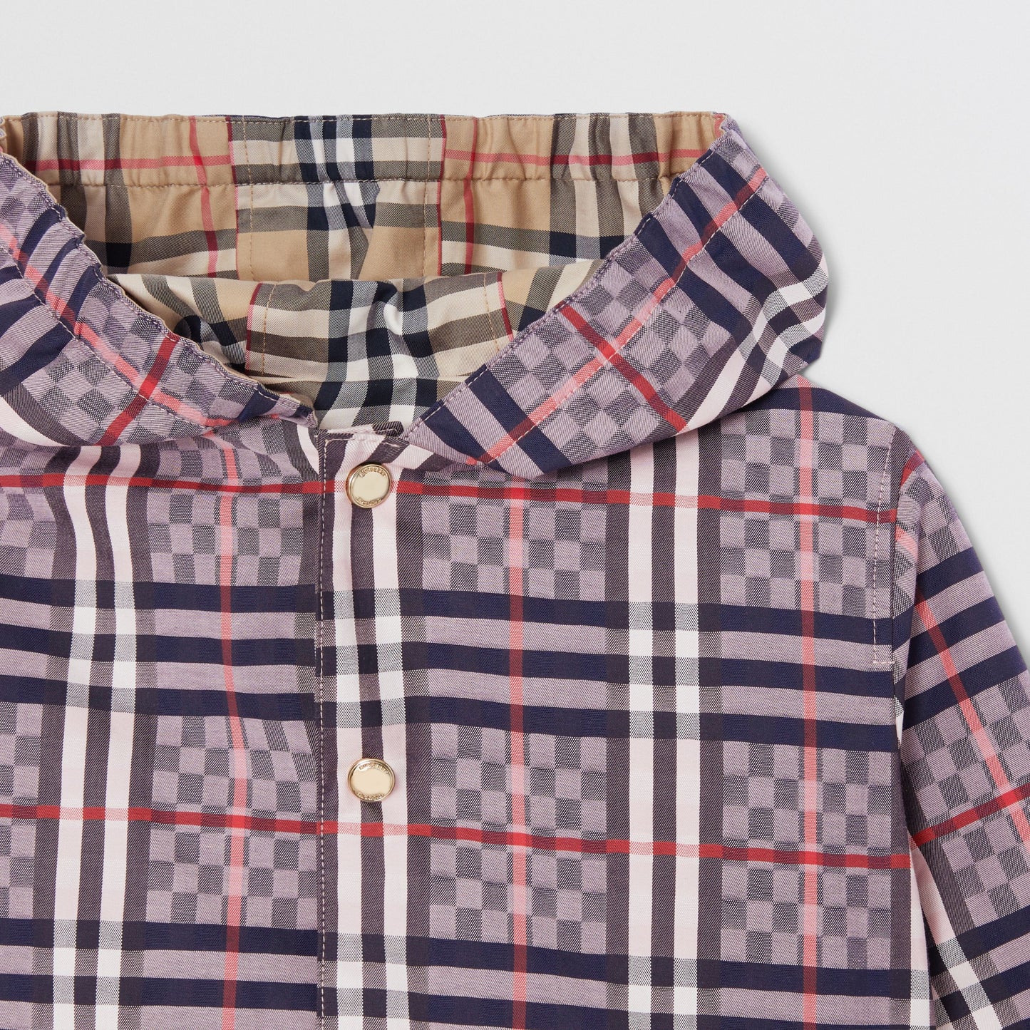 Burberry Reversible Check Jacquard Jacket