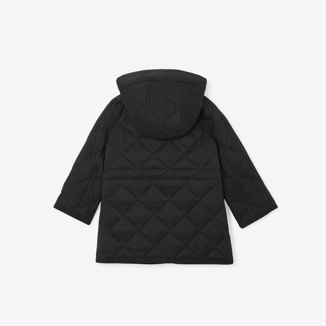 Burberry Diamond Quilted Nylon Hooded Coat