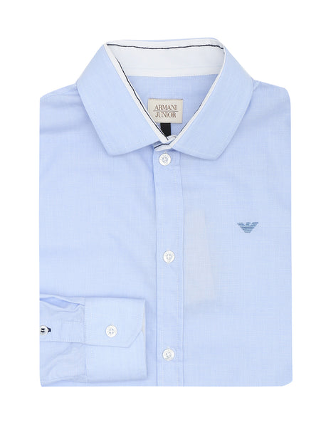 AJR  Pale Blue Cotton Shirt