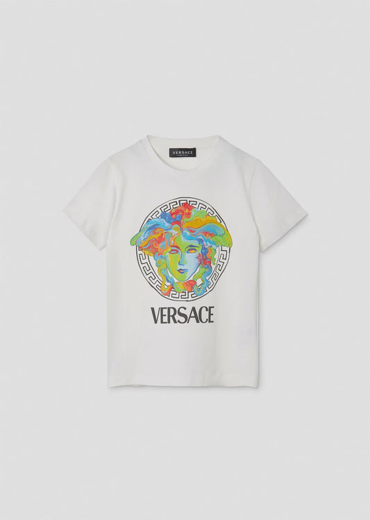 Versace Multicolor Medusa Logo Tee