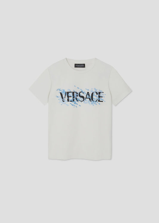 Versace Blue Logo Tshirt