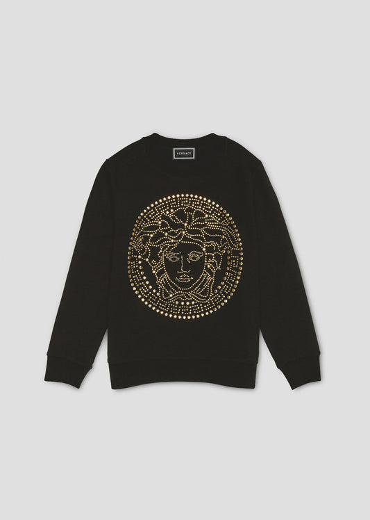 Versace STUDDED MEDUSA KIDS SWEATSHIRT