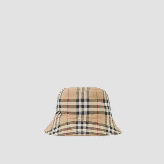 Burberry Baby Gabardine Reversible Bucket Hat