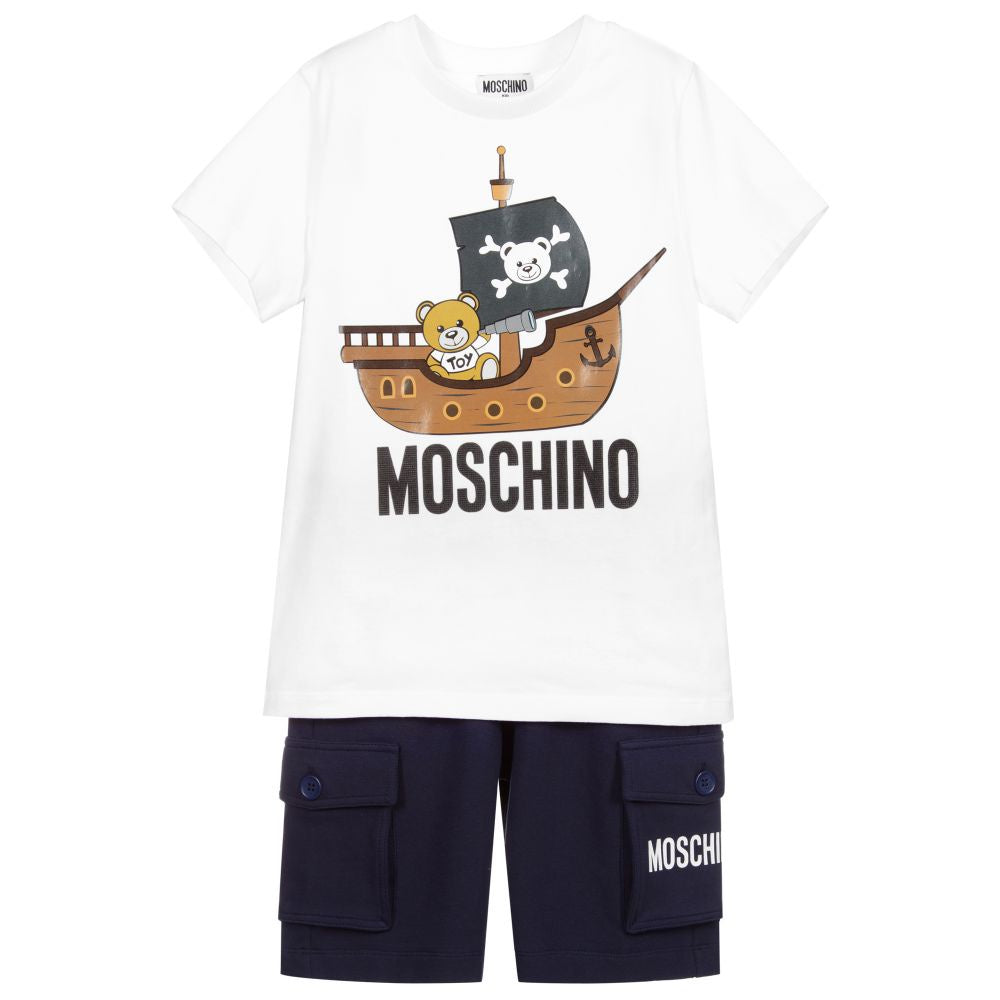 Moschino Pirate Teddy Bear Shorts Set