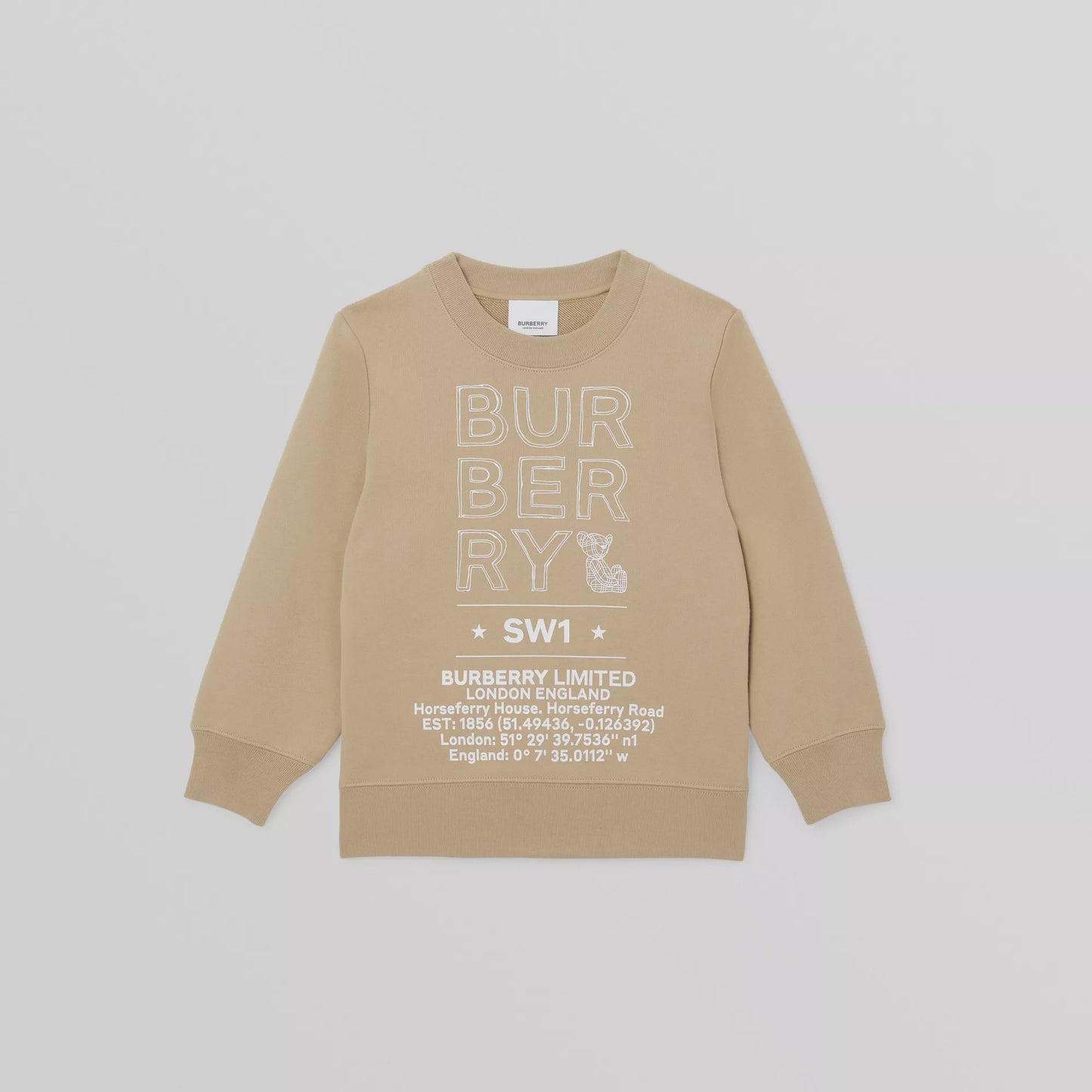 Burberry  Beige Montage Sweatshirt