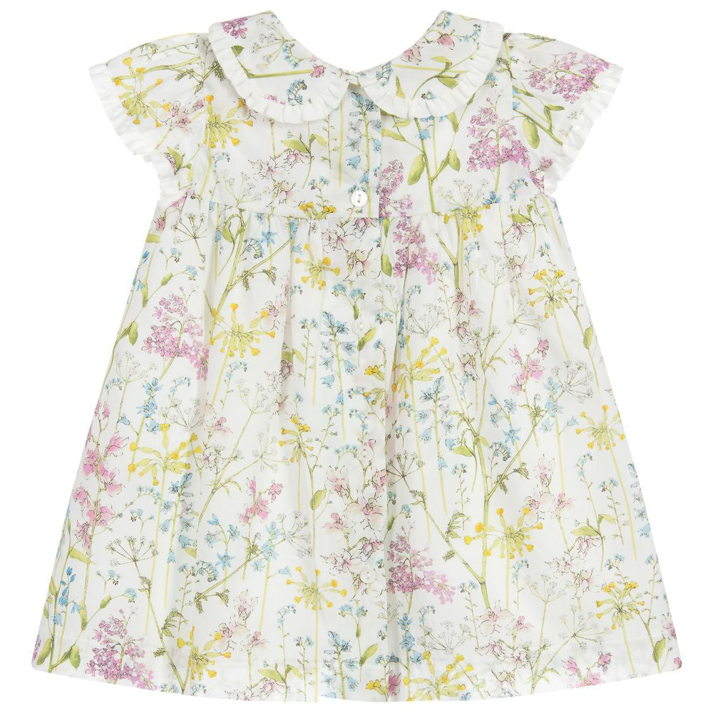 Patachou Ivory Flower Print Dress