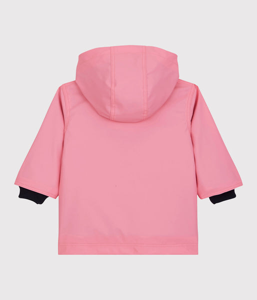 Petit Bateau Baby Girl Pink Raincoat