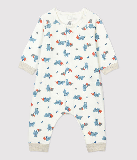 Petit Bateau Print Babygrow