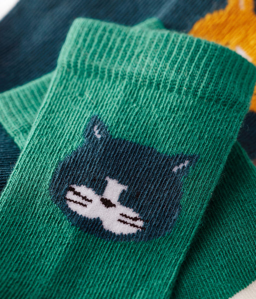 Petit Bateau 2-Pack Socks Cat
