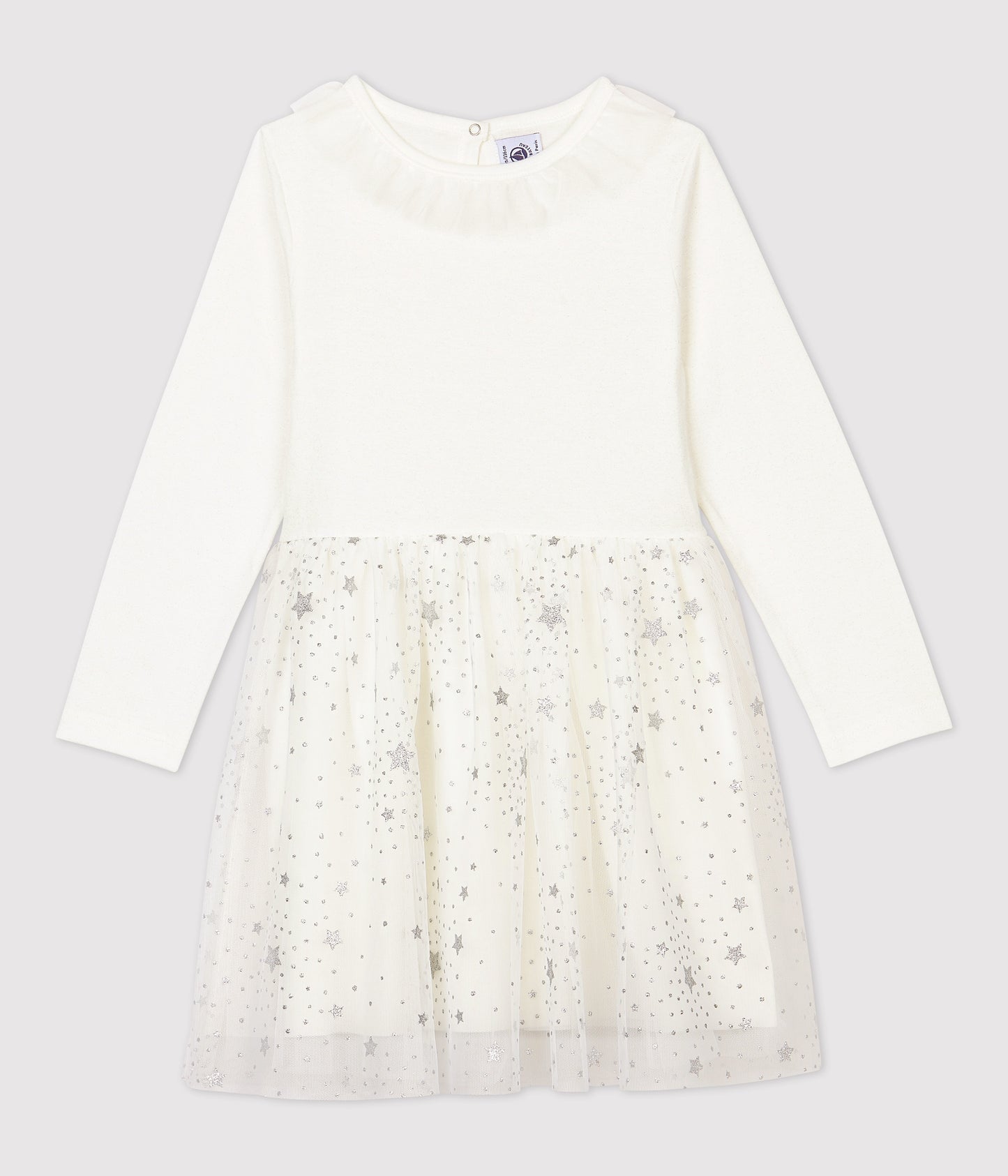 Petit Bateau Girl Lace Star Dress