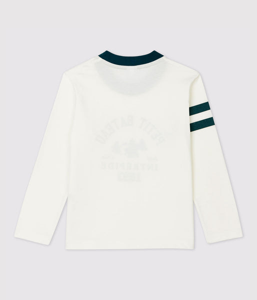 Petit Bateau Long-Sleeved Cotton T-shirt