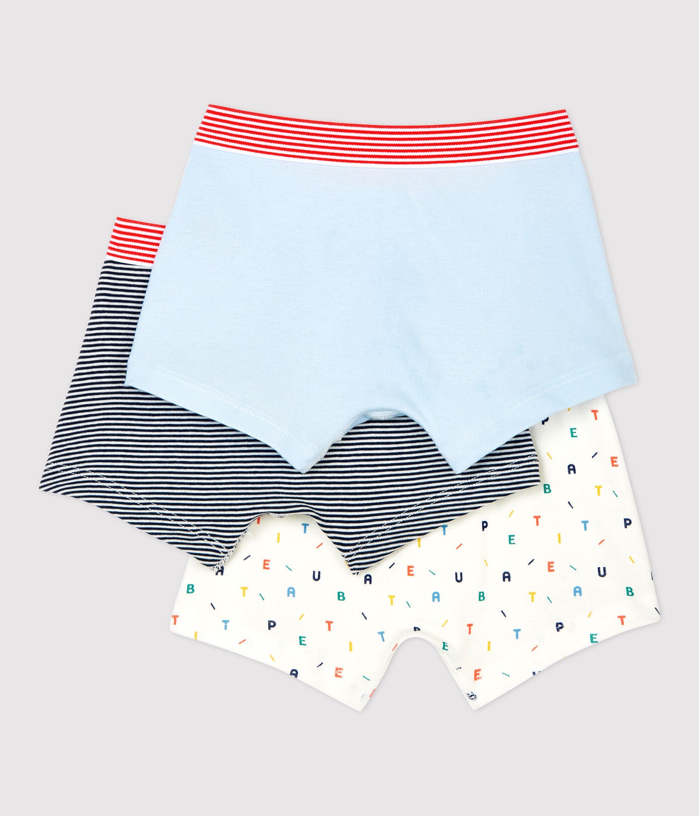 Petit Bateau Boy Organic Cotton Boxer 3pks