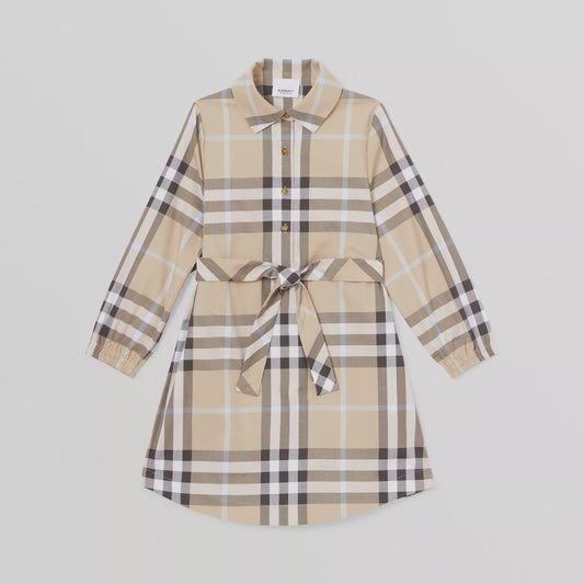 Burberry Pale Sand Shirt Dress